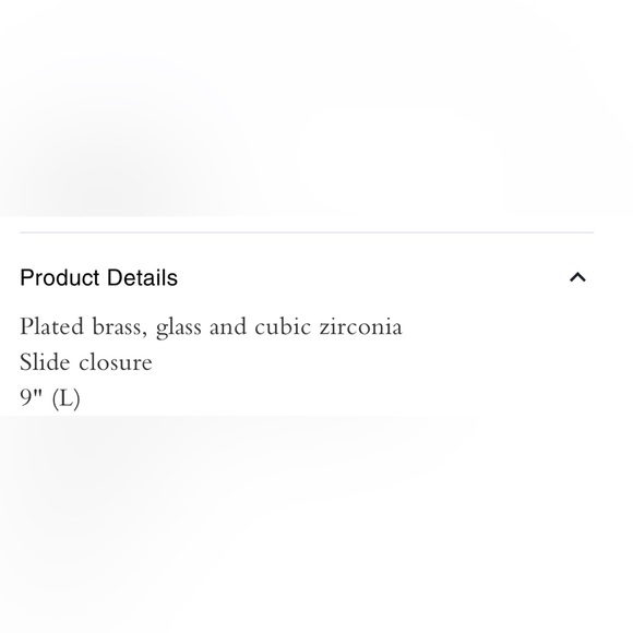 Coach Pave Slider Bracelet,nwt. - Picture 3 of 3